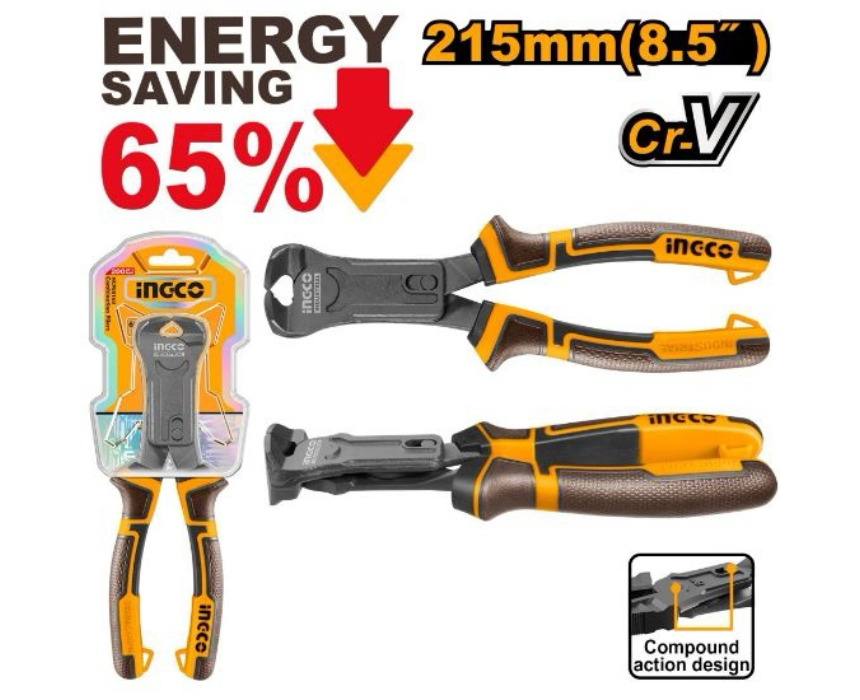 Untitled design (20) End Cutting Pliers Heavy Duty INGCO - Image 1