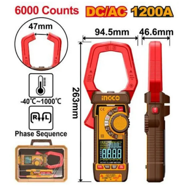Digital Clamp Meter INGCO