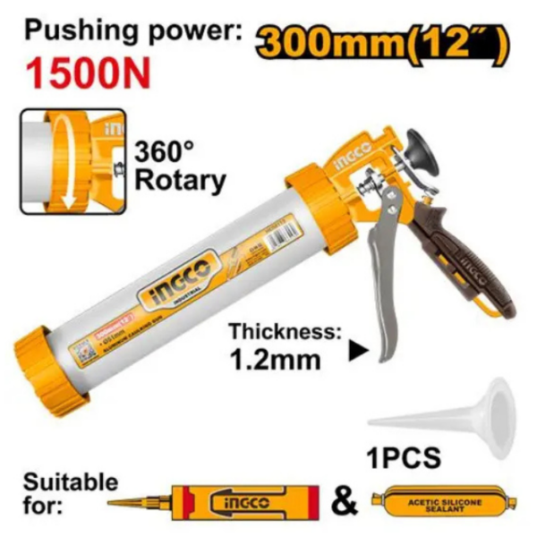 Aluminum Caulking Gun INGCO