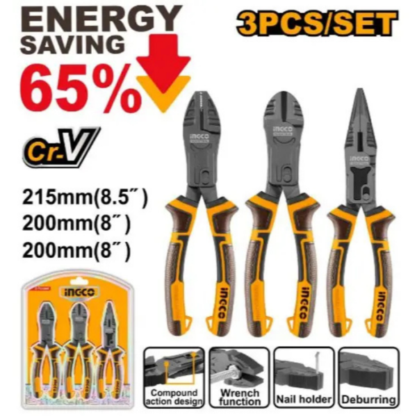 Compound Pliers Set INGCO