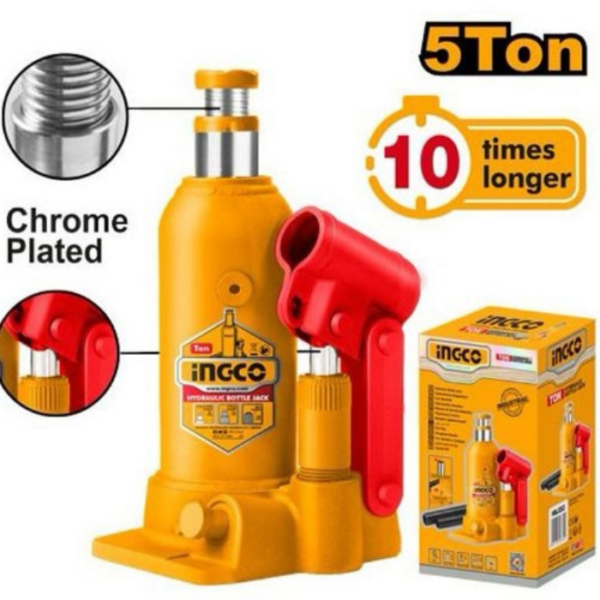Hydraulic Bottle Jack 5 Ton INGCO