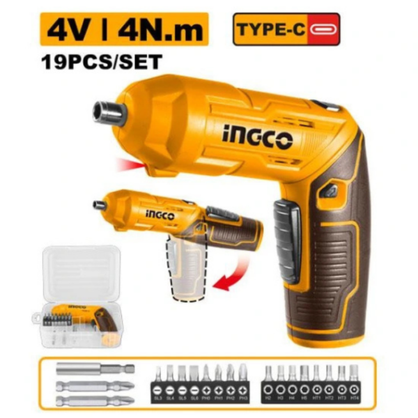 Cordless Screwdriver Kit INGCO