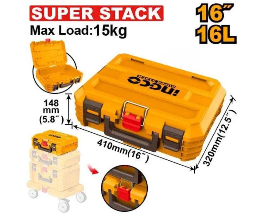 Untitled design (42) Stackable Tool Box INGCO - Image 1