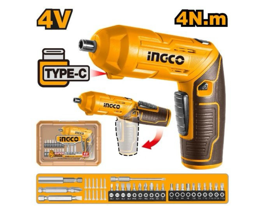 Untitled design (43) Cordless Screwdriver Flexible Handle INGCO - Image 1
