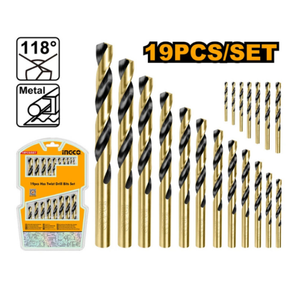 Metal Drill Bits Set INGCO