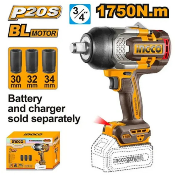 Cordless Impact Wrench INGCO