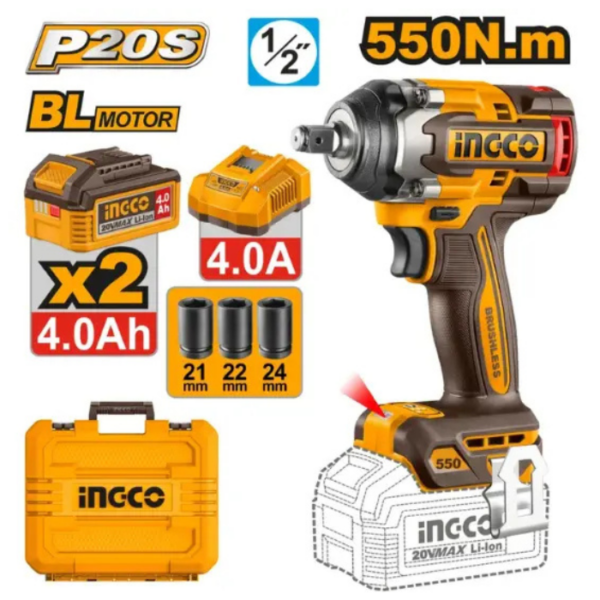 Cordless Impact Wrench INGCO