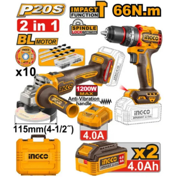 Cordless Power Tool Kit INGCO