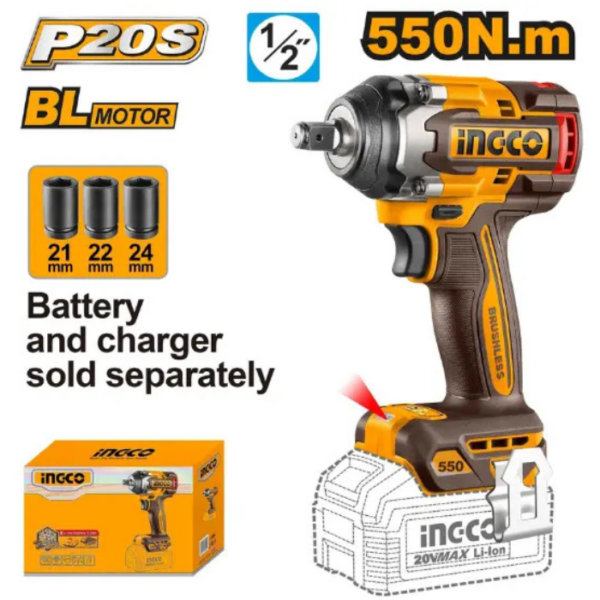 Cordless Impact Wrench INGCO