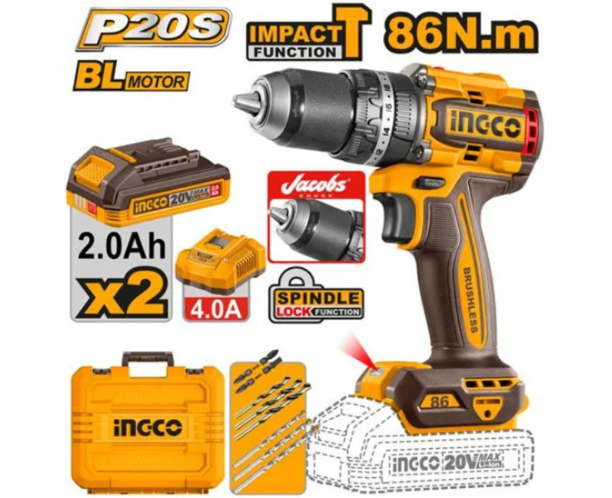 Untitled design (73) Brushless Impact Drill INGCO - Image 1