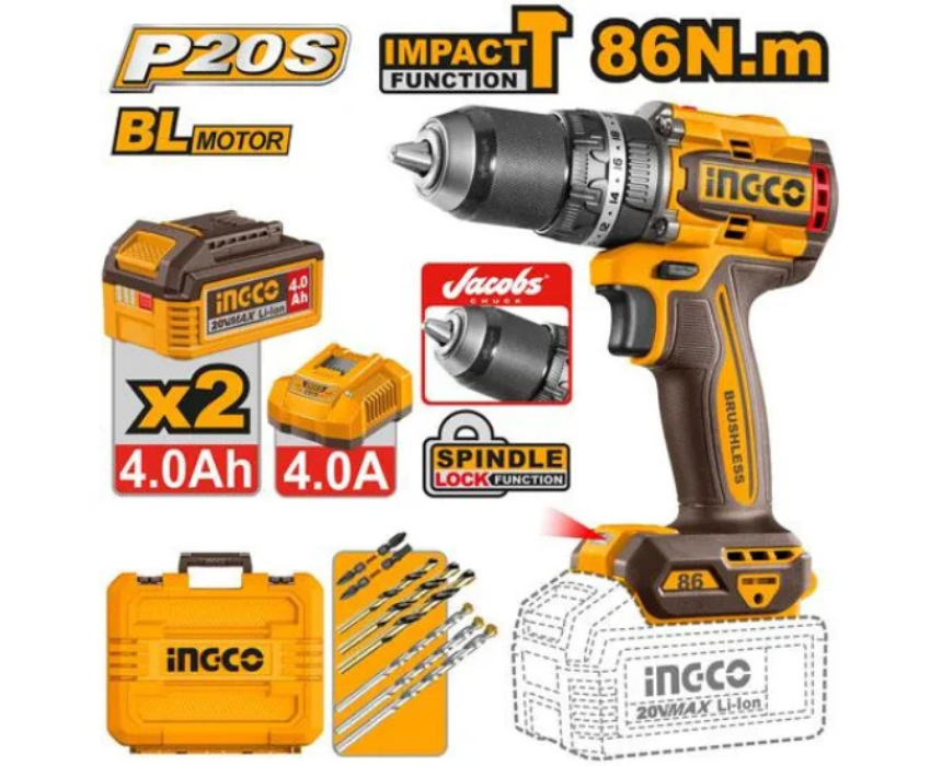 Untitled design (75) Brushless Impact Drill INGCO - Image 1