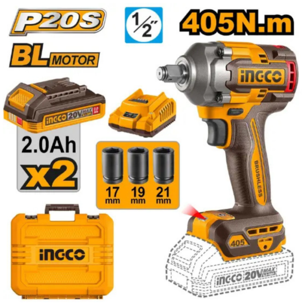 Cordless Impact Wrench INGCO