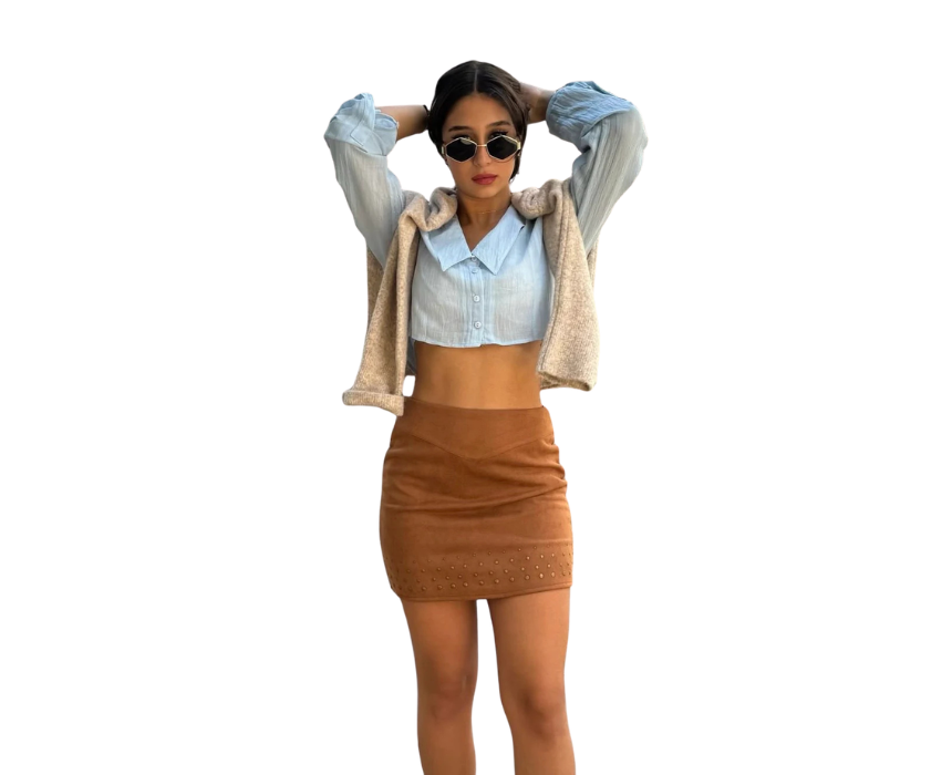 Untitled-design-81-1.png Suede Skirt - Image 1
