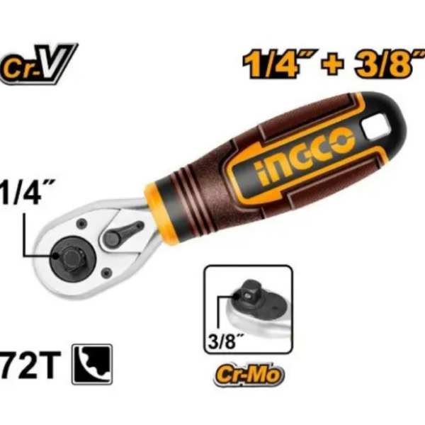 Stubby Ratchet Handle INGCO