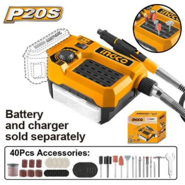 Cordless Die Grinder Kit INGCO