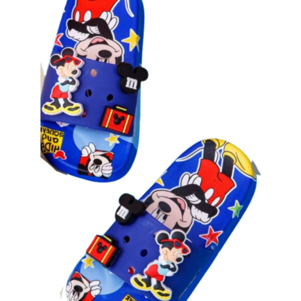 Blue Mickey Mouse Slippers (Assorted Sizes 31-35)