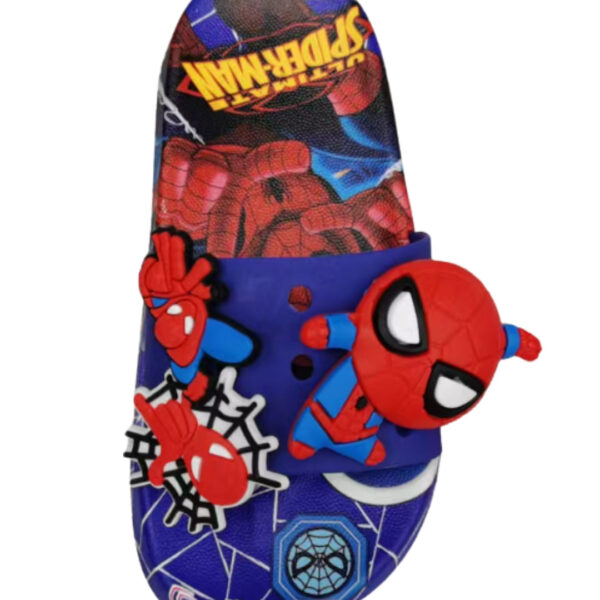 Blue Spider-Man Slippers (Assorted Sizes 26–30)
