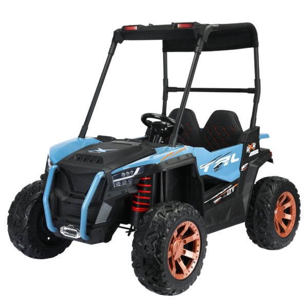 2-Seater Electric UTV Buggy - Blue