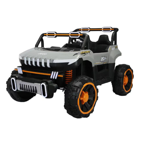 Big Wheeler Ride-On Jeep - Grey