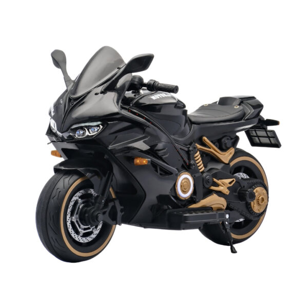 Electric Ride-On Motorcycle - Black