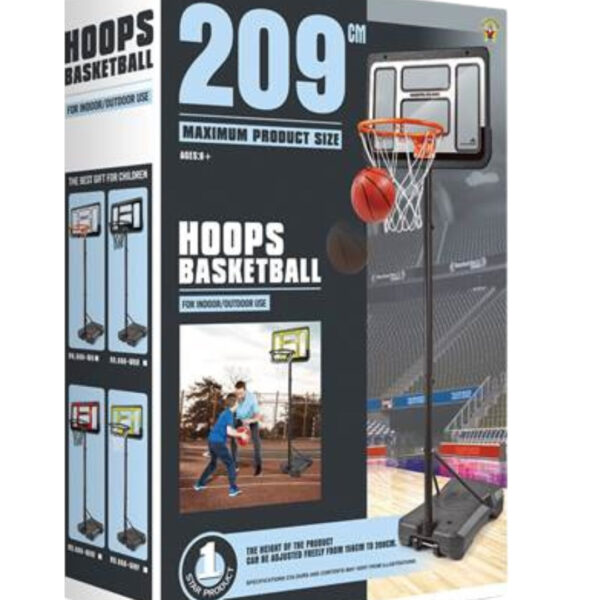 Adjustable Basketball Hoop Stand – 209cm