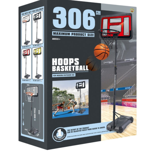 Adjustable Basketball Stand – 306 cm