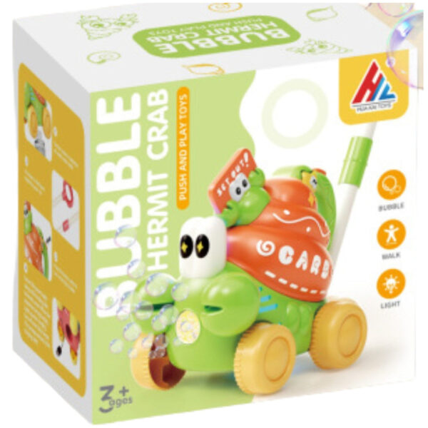 Electric Bubble Machine Push Toy