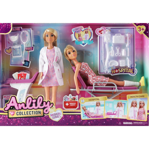 Anlily Hospital Bed Playset