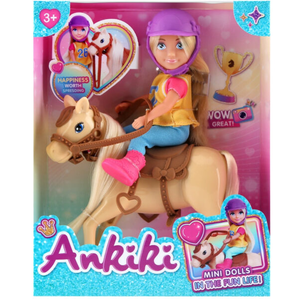 Ankiki Rider Doll Set with Pony