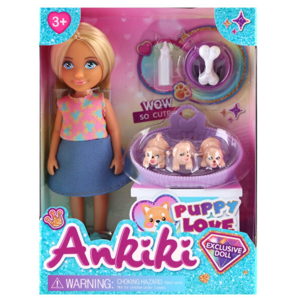 Ankiki Puppy Love Doll Playset