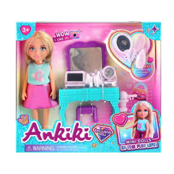 Ankiki Fashion Doll Beauty Salon Playset