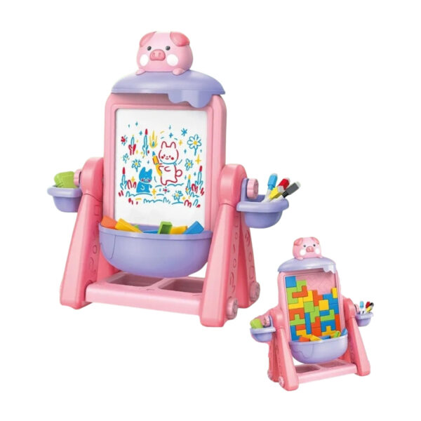 Drawing Board & Activity Easel (Pink)