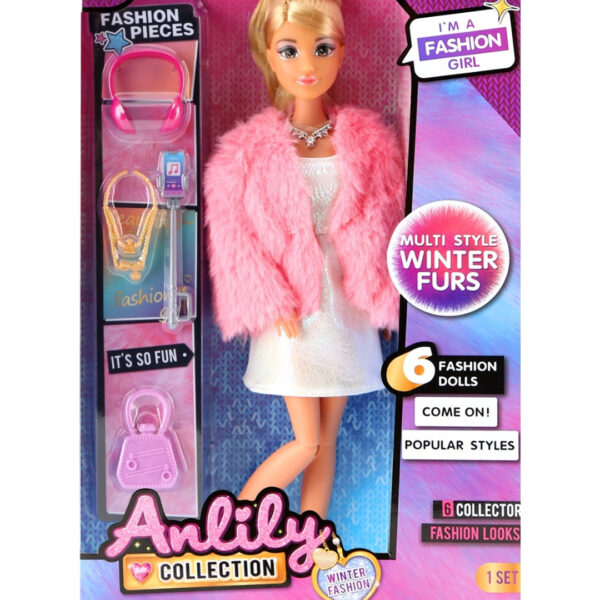 Anlily Winter Fashion Doll Set