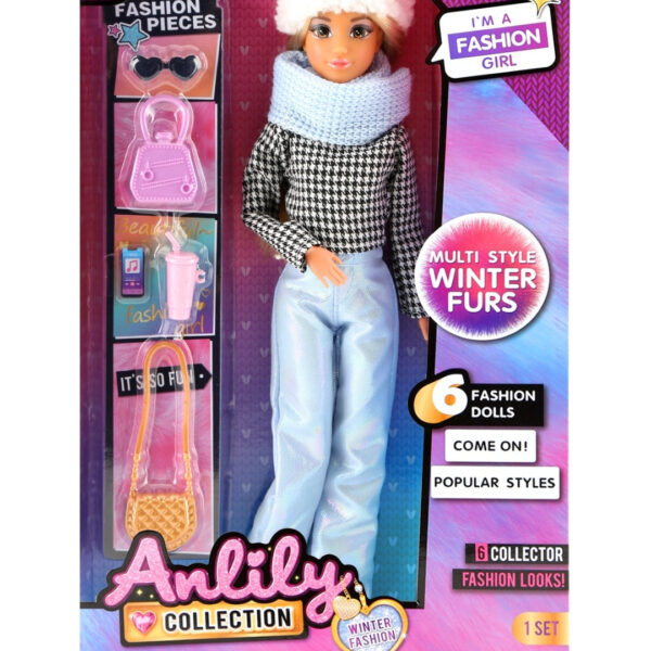 Anlily Winter Fashion Doll Set
