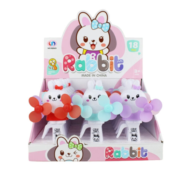 Rabbit Kids Handheld Fan (Assorted)