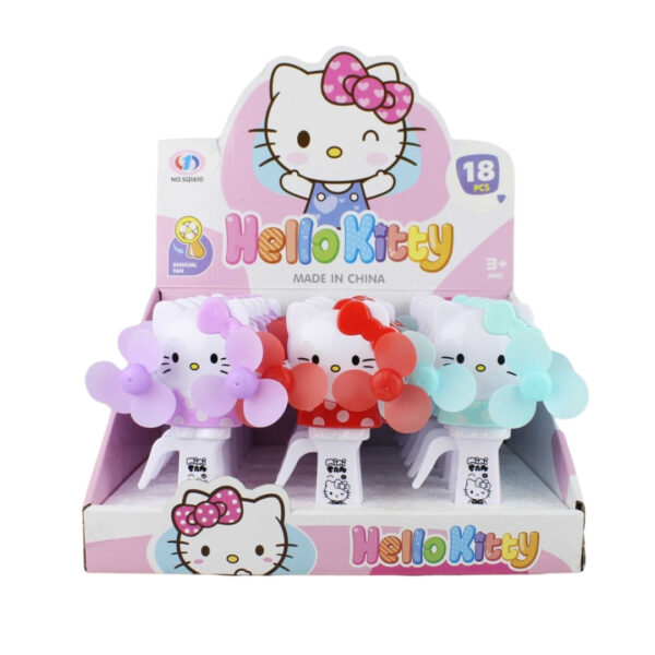 Hello Kitty Hand Press Fan (Assorted)