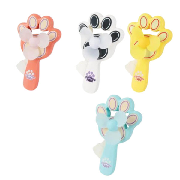 Paw Hand Press Kids Fan (Assorted)