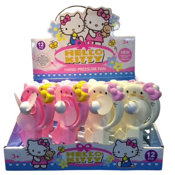 Hello Kitty Hand Press Fan (Assorted)