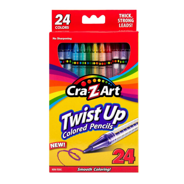 Crazart Twist Up Colored Pencils