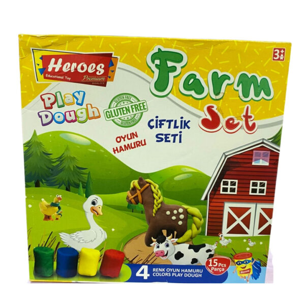 Farm Set Play Dough Kit