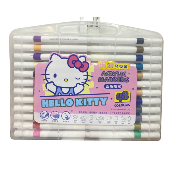 Hello Kitty Acrylic Marker Set