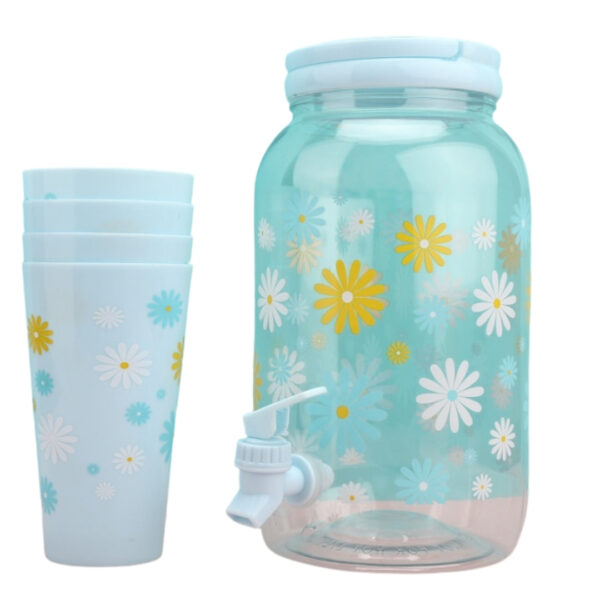 Spring Flower Drink Bucket Set