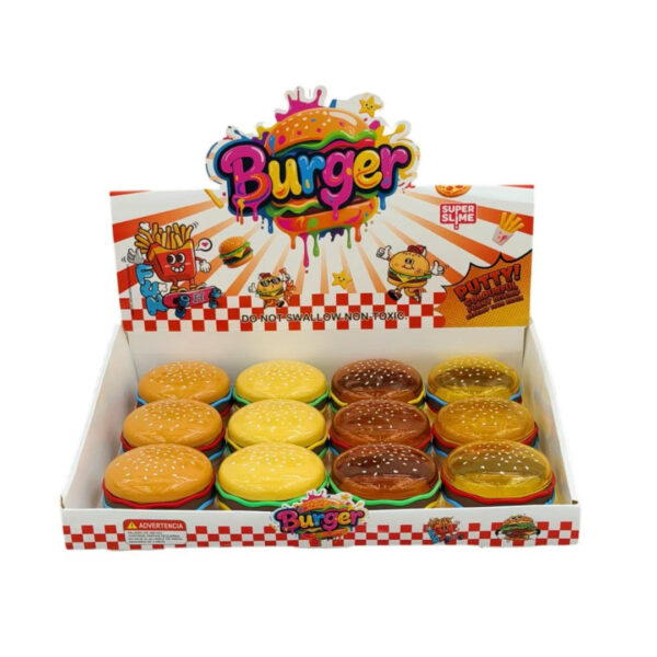 Burger Super Slime Fidget Toys (Assorted)