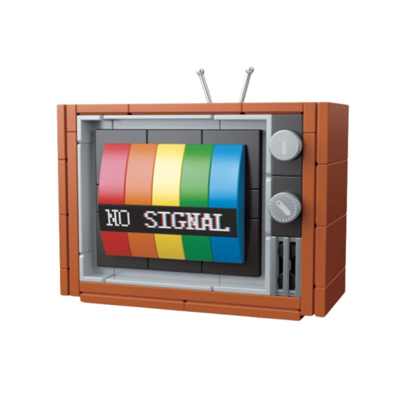 Retro TV Building Block Set