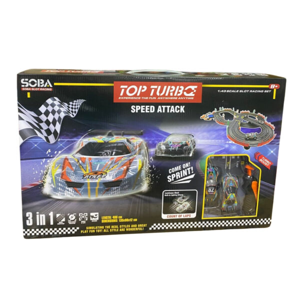 Turbo Speed Slot Racing Set 1:43