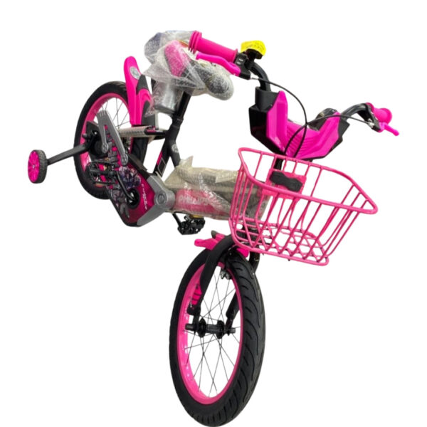 16-Inch Bicycle Fuchsia & Black