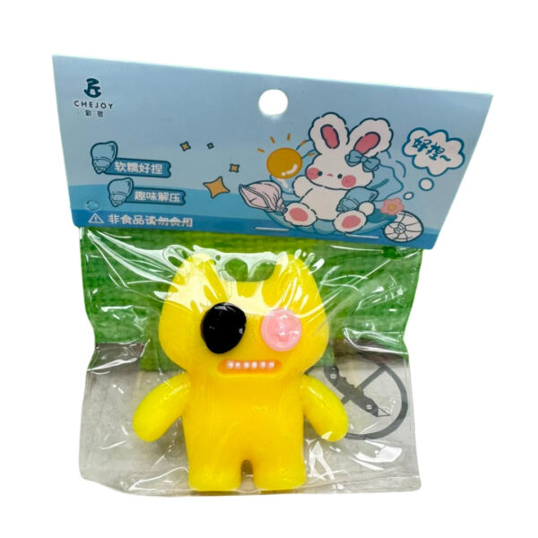 Yellow Monster Squishy Toy