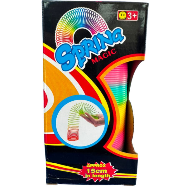 Rainbow Spring Toy – 15cm Multi-Color