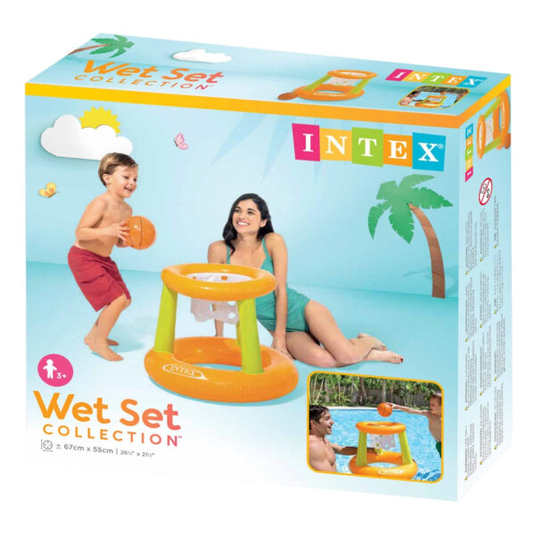 INTEX Floating Hoops Inflatable Pool Basketball Game – 67 × 55 cm
