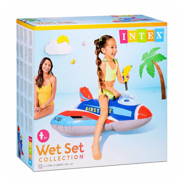 INTEX Jet Fighter Ride-On – 104 × 117 cm